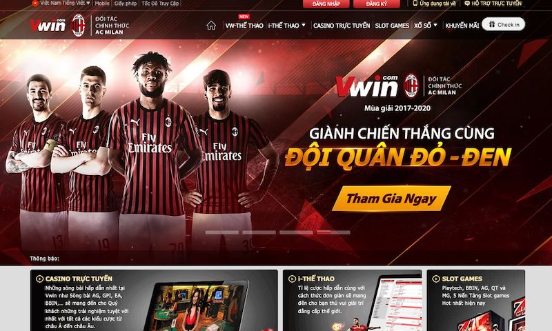 Vwin là thương hiệu đứng đầu thị trường châu Á